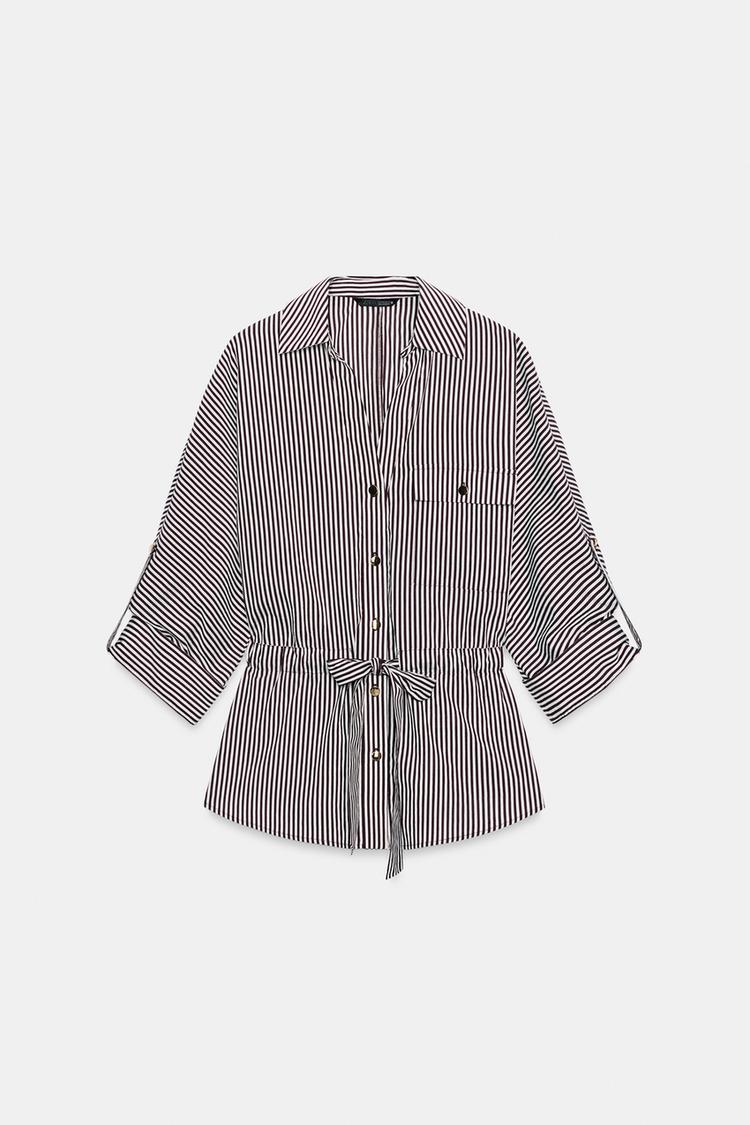 Camisa safari a rayas 6