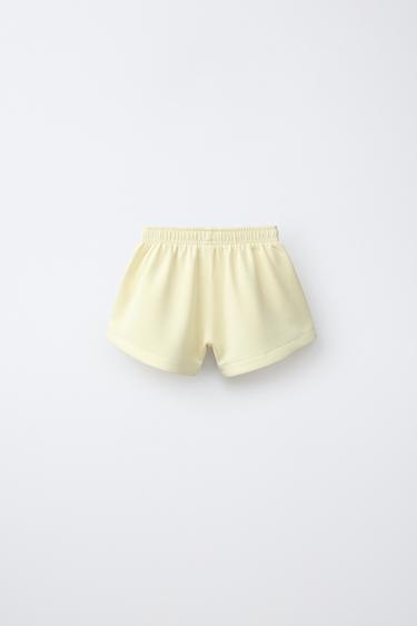BERMUDA JOGGING AVEC MODAL - Jaune clair de Zara - Image 1