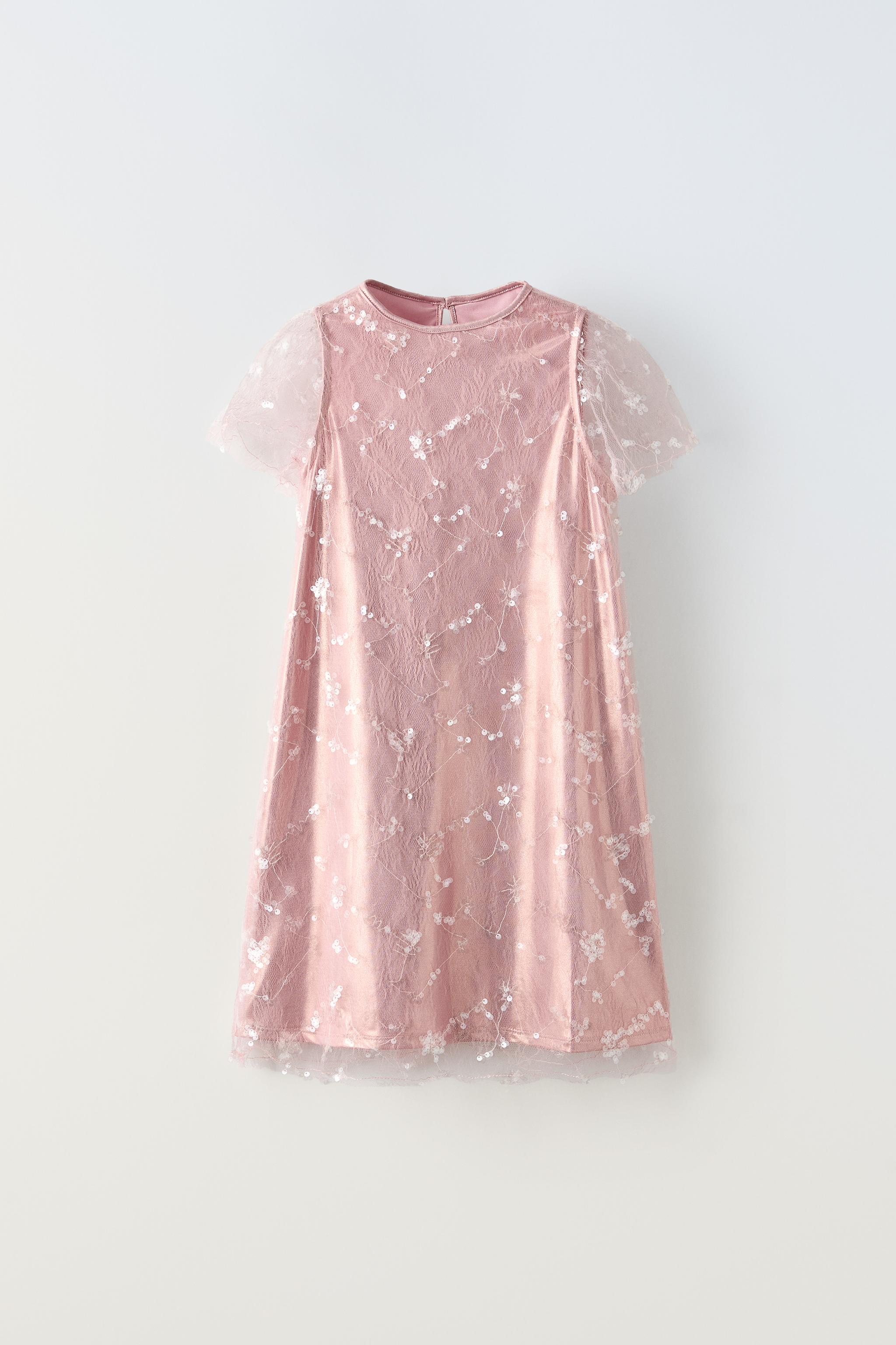 Zara girls 2024 sequin dress