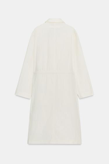 TRENCH OVERSIZE ZW COLLECTION - Blanc cassé de Zara - Image 5