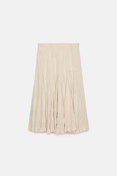 GODET MIDI SKIRT - Ice by Zara - Image 4