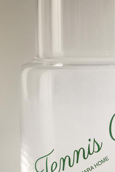 GLASS TENNIS JUG - Green by Zara - Image 2