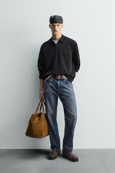RELAXED FIT LIMITED EDITION POLO SHIRT - Black by Zara - Image 0