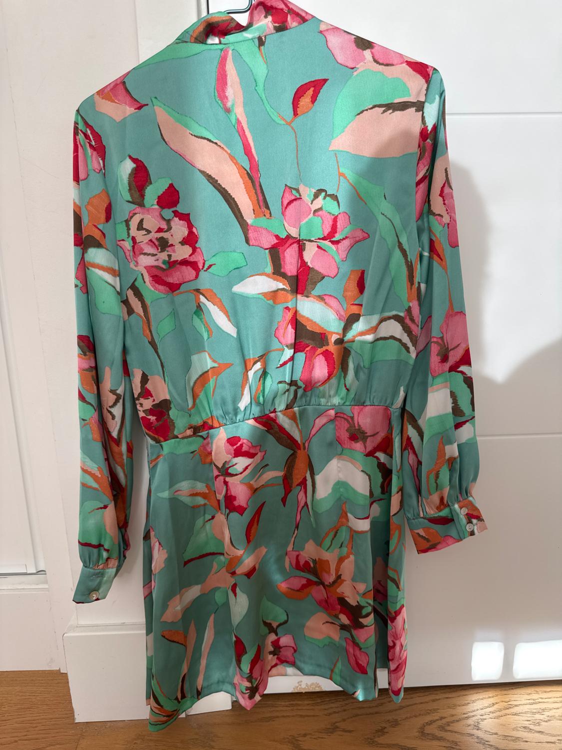 FLORAL PRINT DRESS WITH BOW - Image 2