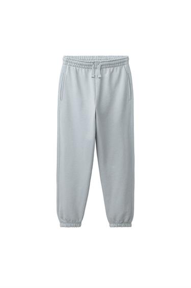 TWO-PACK PLUSH PANTS — Blue / White 2