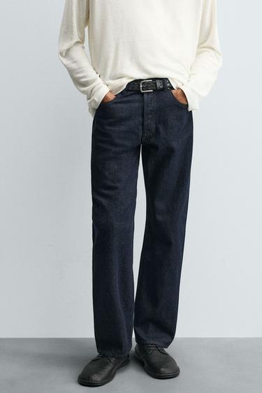 STRAIGHT FIT JEANS - Blue by Zara