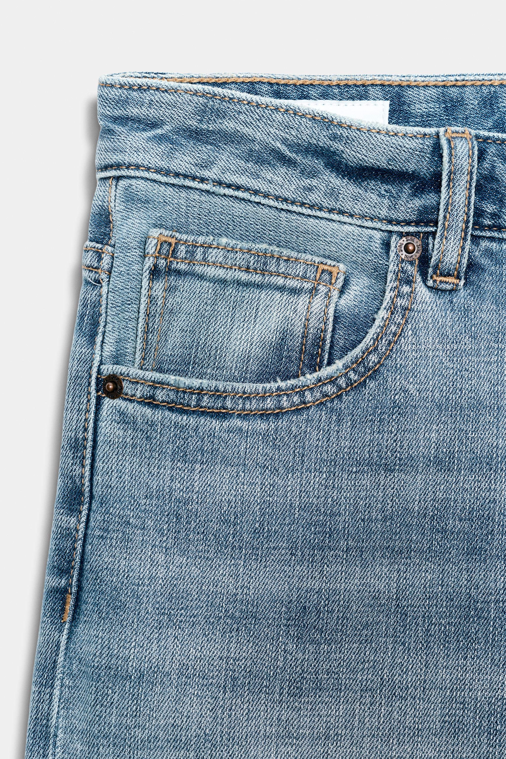 TRF LOOSE FIT FOLDED LOW RISE JEANS