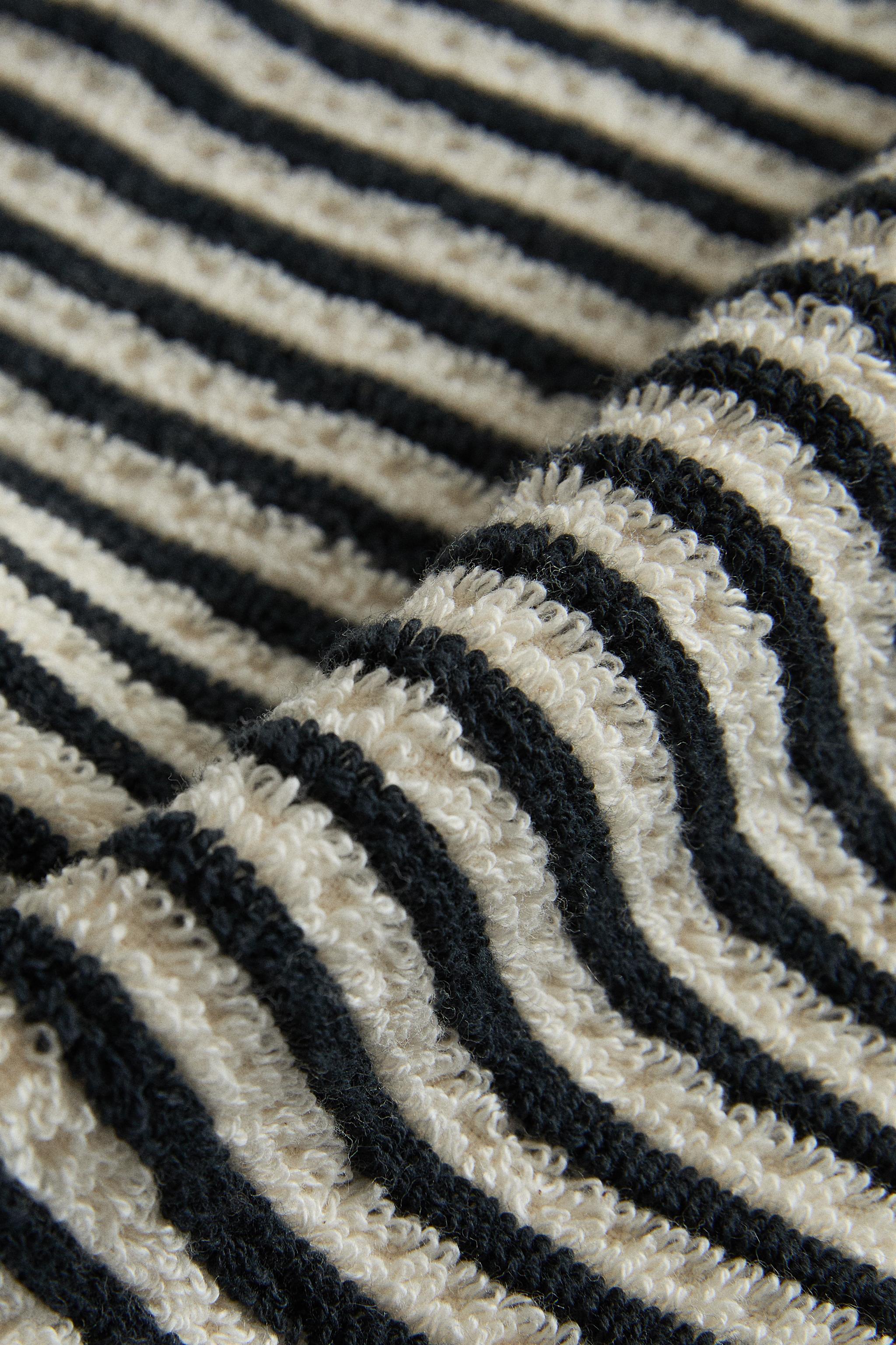 DYED THREAD COTTON BATH TOWEL