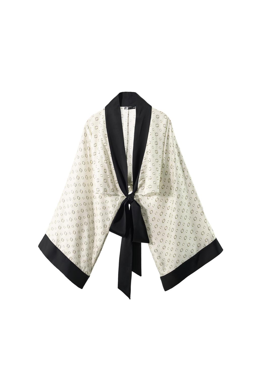 PRINTED CROPPED JACKET - image 3