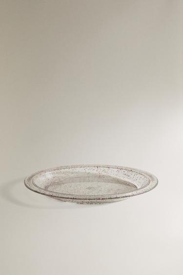 KIDS' TRITAN™ GLITTER PLATE - Transparent by Zara - Image 1