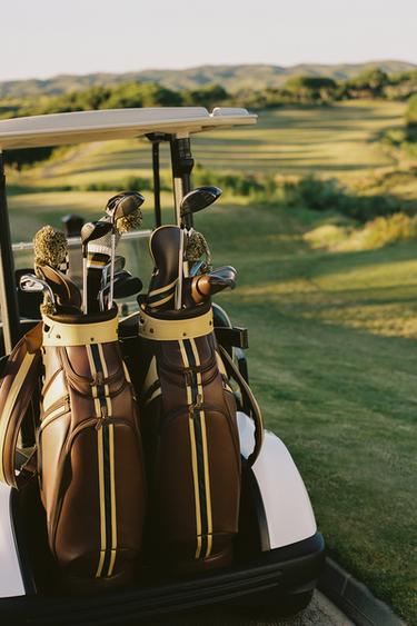 Zara RIGID GOLF BAG - Brown