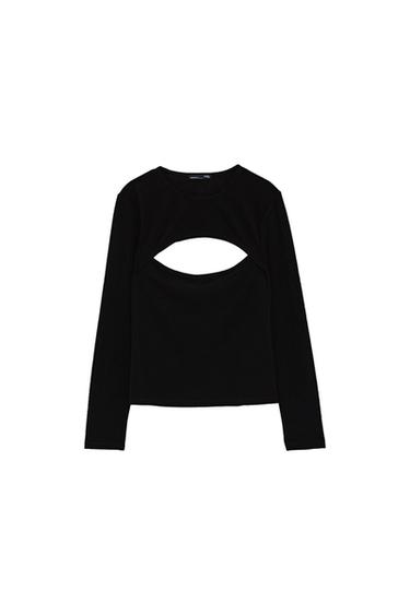 T-SHIRT WITH SLIT