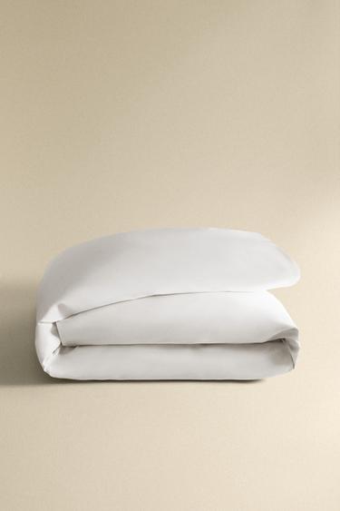 SATEEN DUVET COVER (500 THREAD COUNT) - White de Zara - Image 4