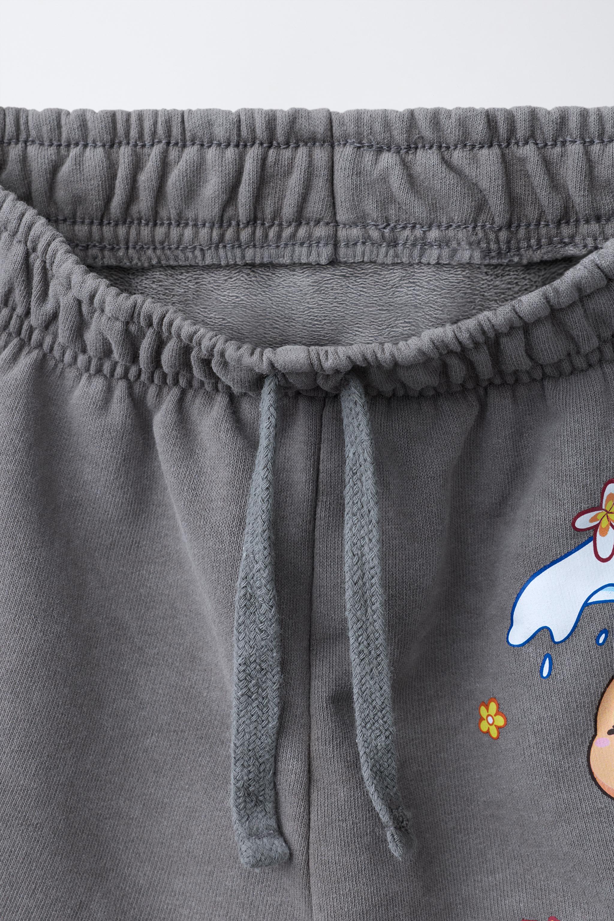 WASHED EFFECT CAPIBARA CAPYFUN © SHORTS
