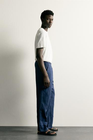 T-SHIRT RELAXED FIT LÉGER - Blanc de Zara - Image 3