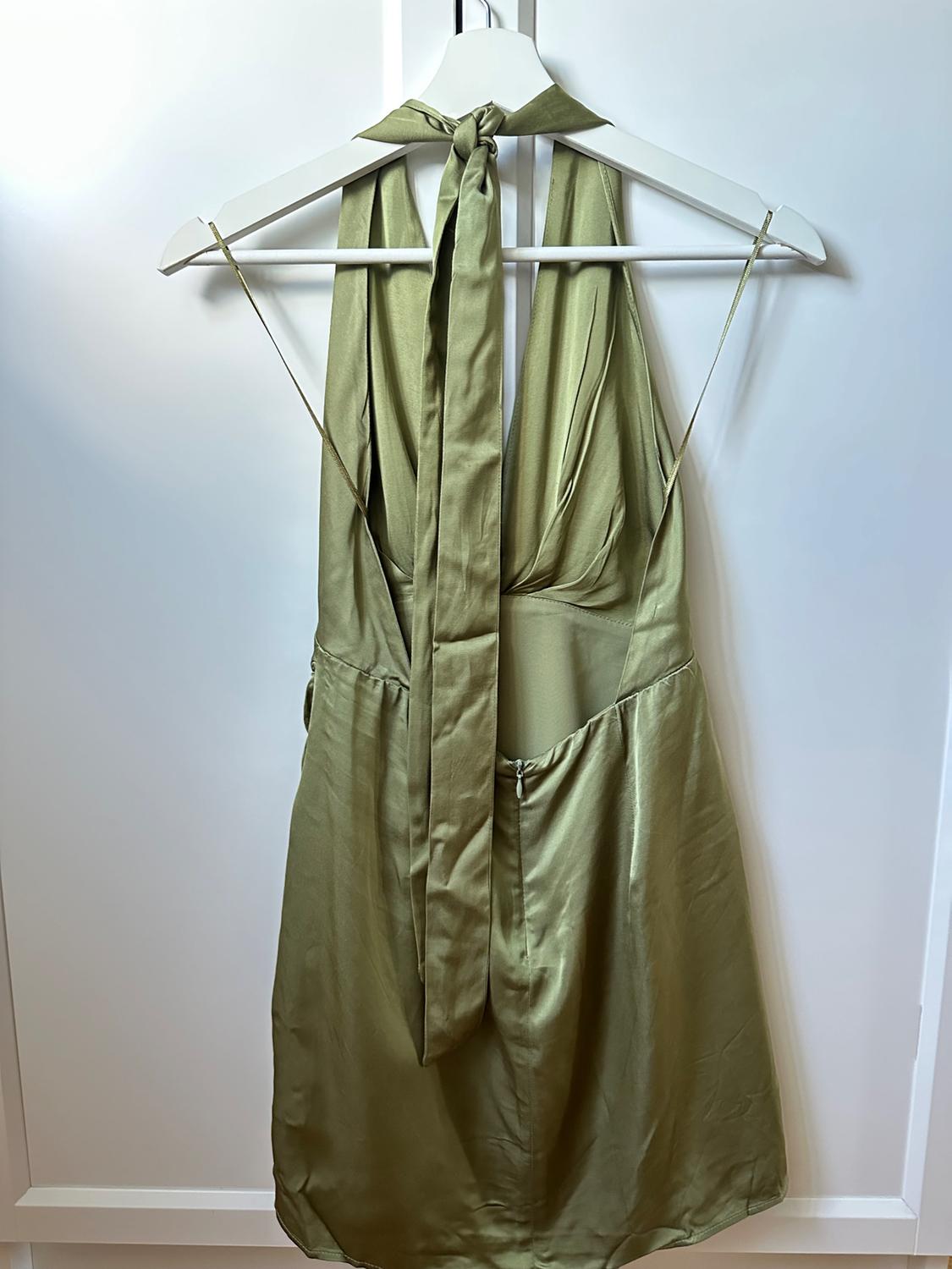 SATIN MINI DRESS - Image 8