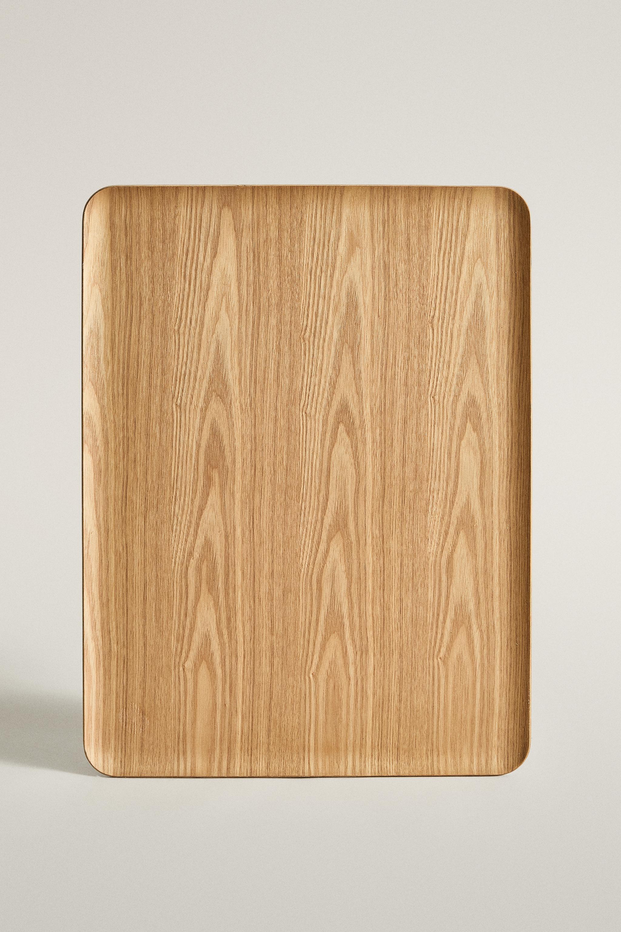 GRAND PLATEAU RECTANGULAIRE EN BOIS