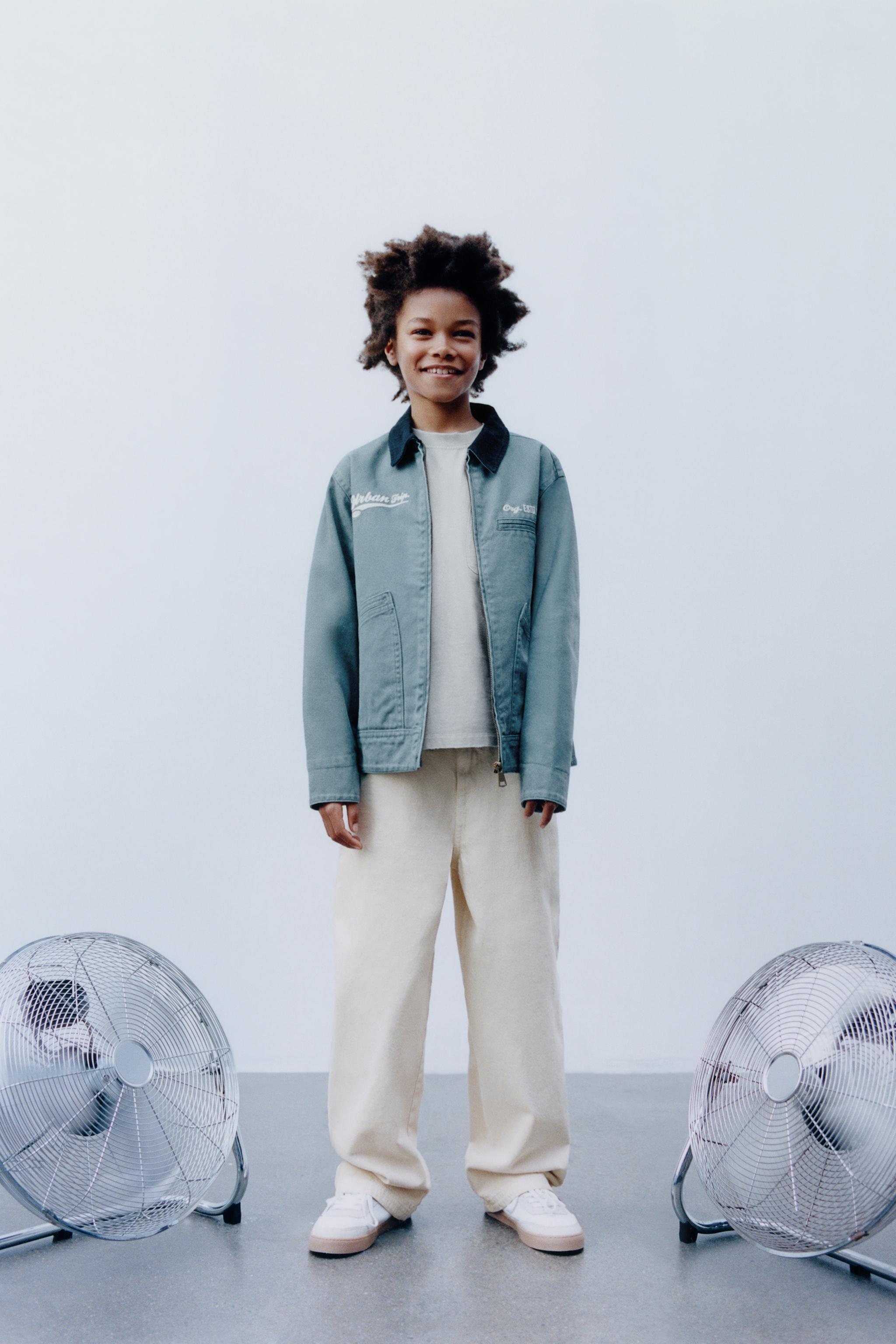 ★ZARA★ RETRO FOOTBALL JACKET RETRO FOOTBALL JACKET - Blue | ZARA Spain