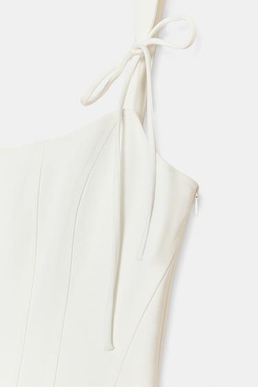 ROBE CORSET VOLUME - Blanc de Zara - Image 7