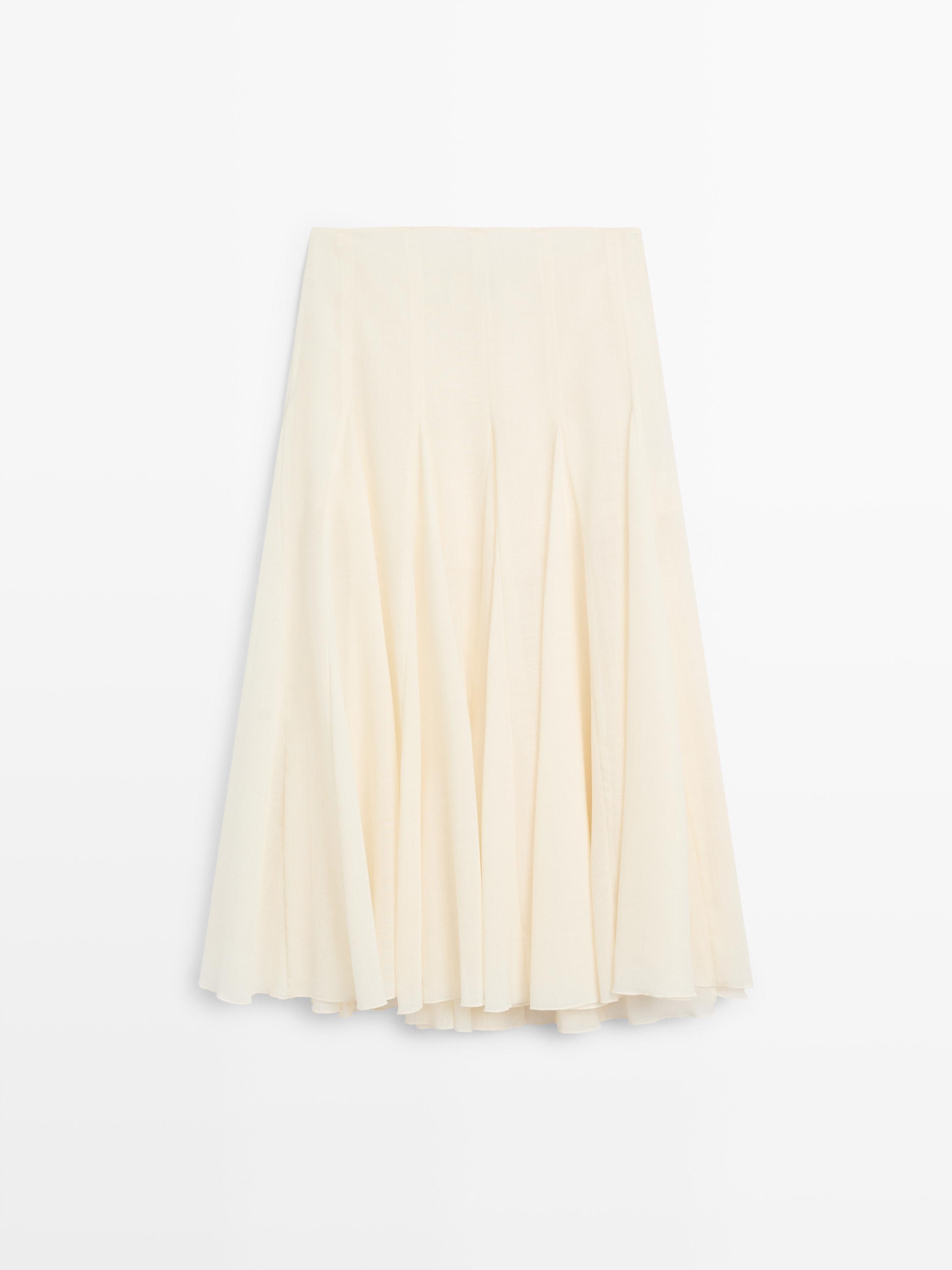 Short flowing flared skirt - STUDIO