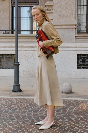 Zara JACKET AND PANTS SET - Champagne