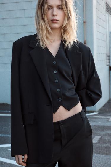 BLAZER RECTO - Negro de Zara
