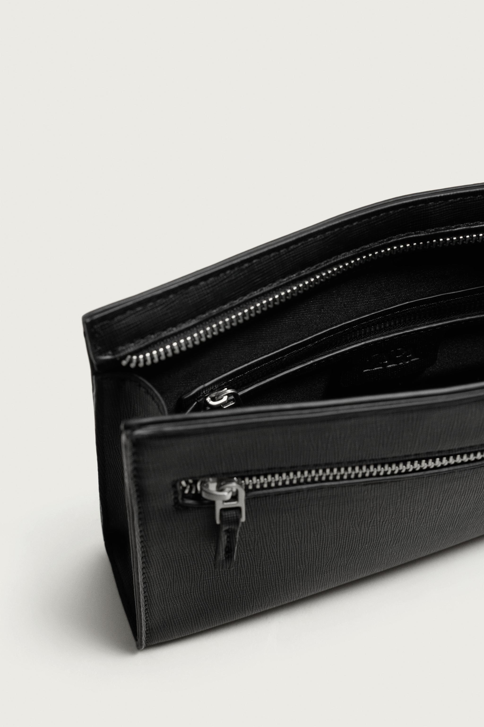 Zara Dokulu Clutch Çanta görsel 7