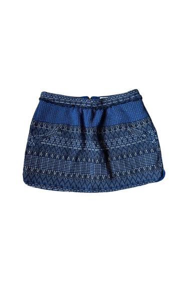BLUE PRINT MINI SKIRT
