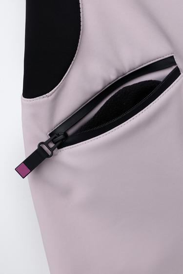 SALOPETTE WATER RESISTANT ET COUPE-VENT SYSTÈME RECCO® COLLECTION SKI - Rose pastel de Zara - Image 5