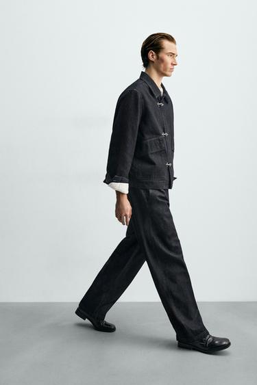 BARREL FIT DENIM CHINOS - Indigo by Zara - Image 5