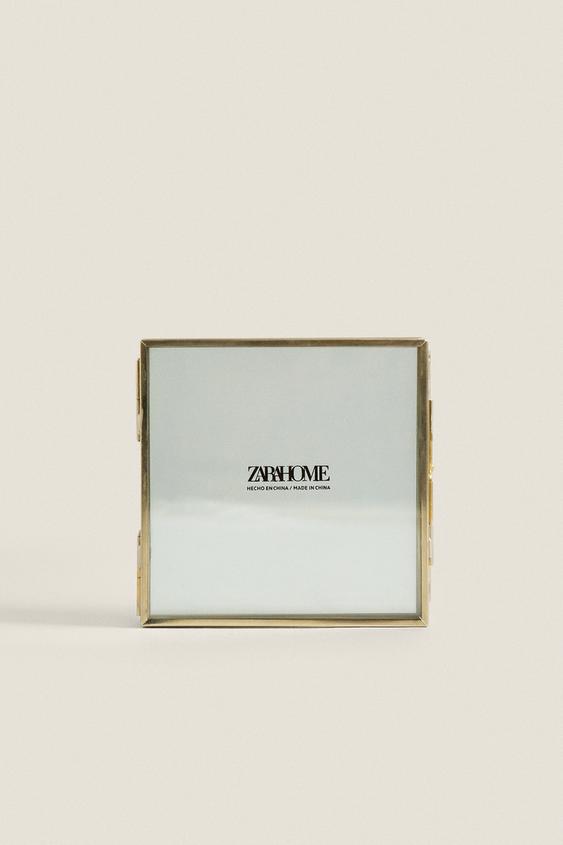 Zara MULTIPLE PHOTO FRAME - 金黃色 - 圖片 0