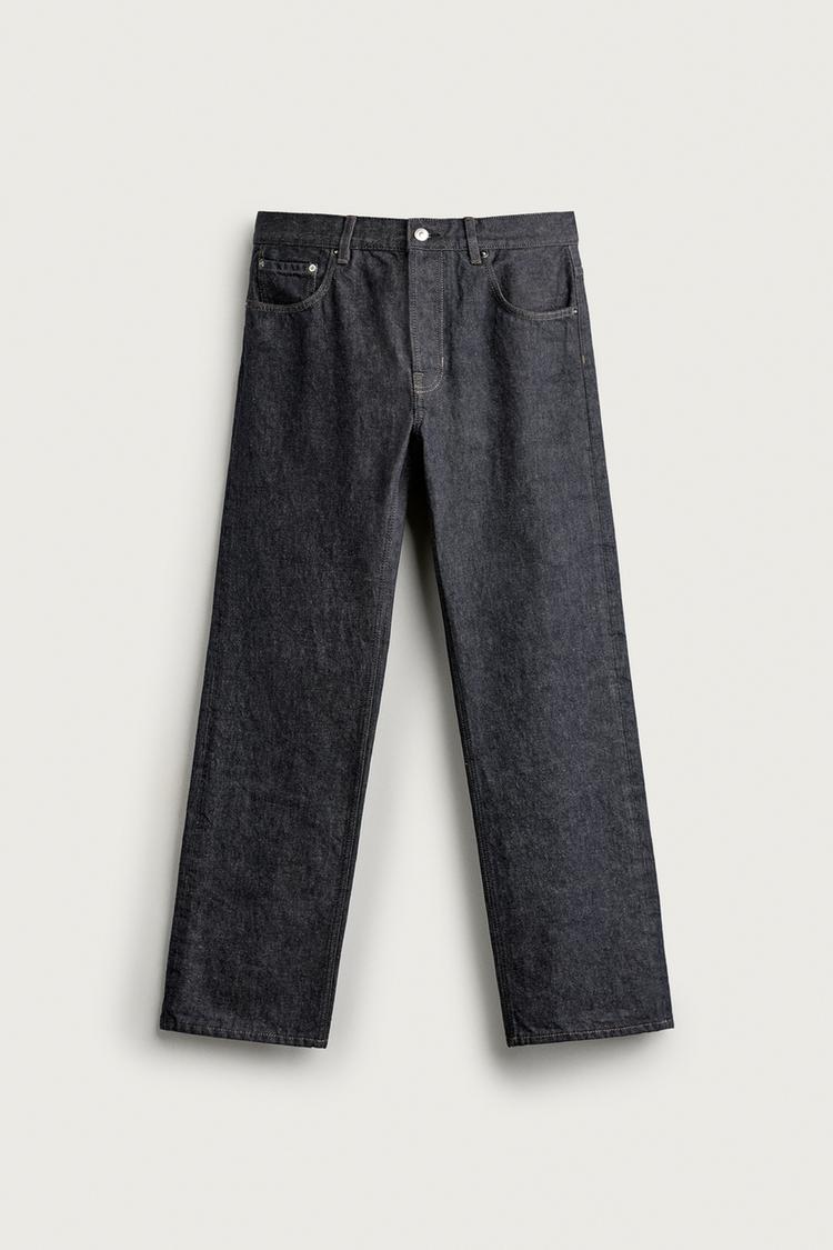 Jeans straight fit tiro bajo