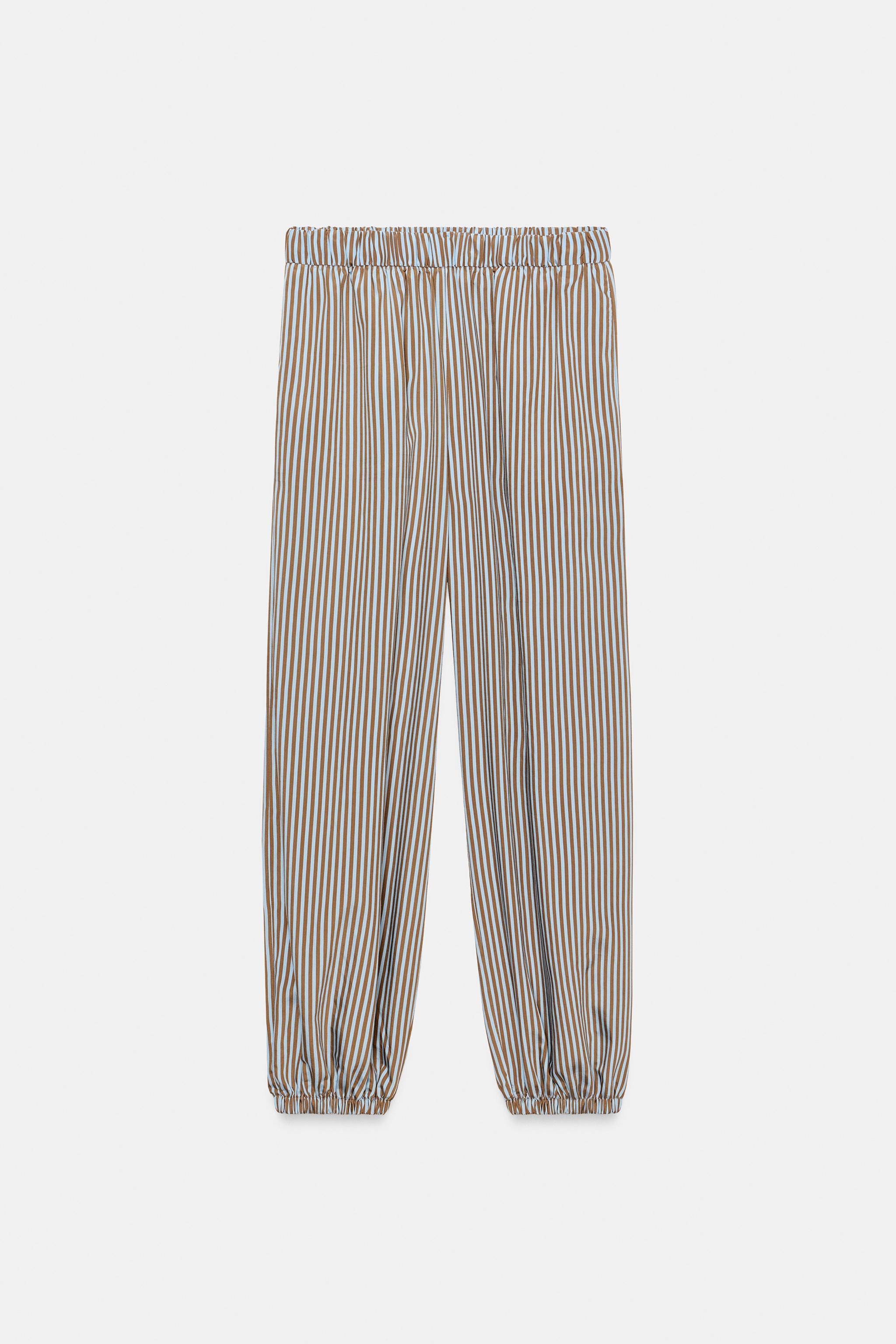 ZW COLLECTION STRIPED BALLOON PANTS