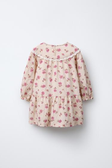 ROBE À FLEURS - Écru de Zara - Image 1