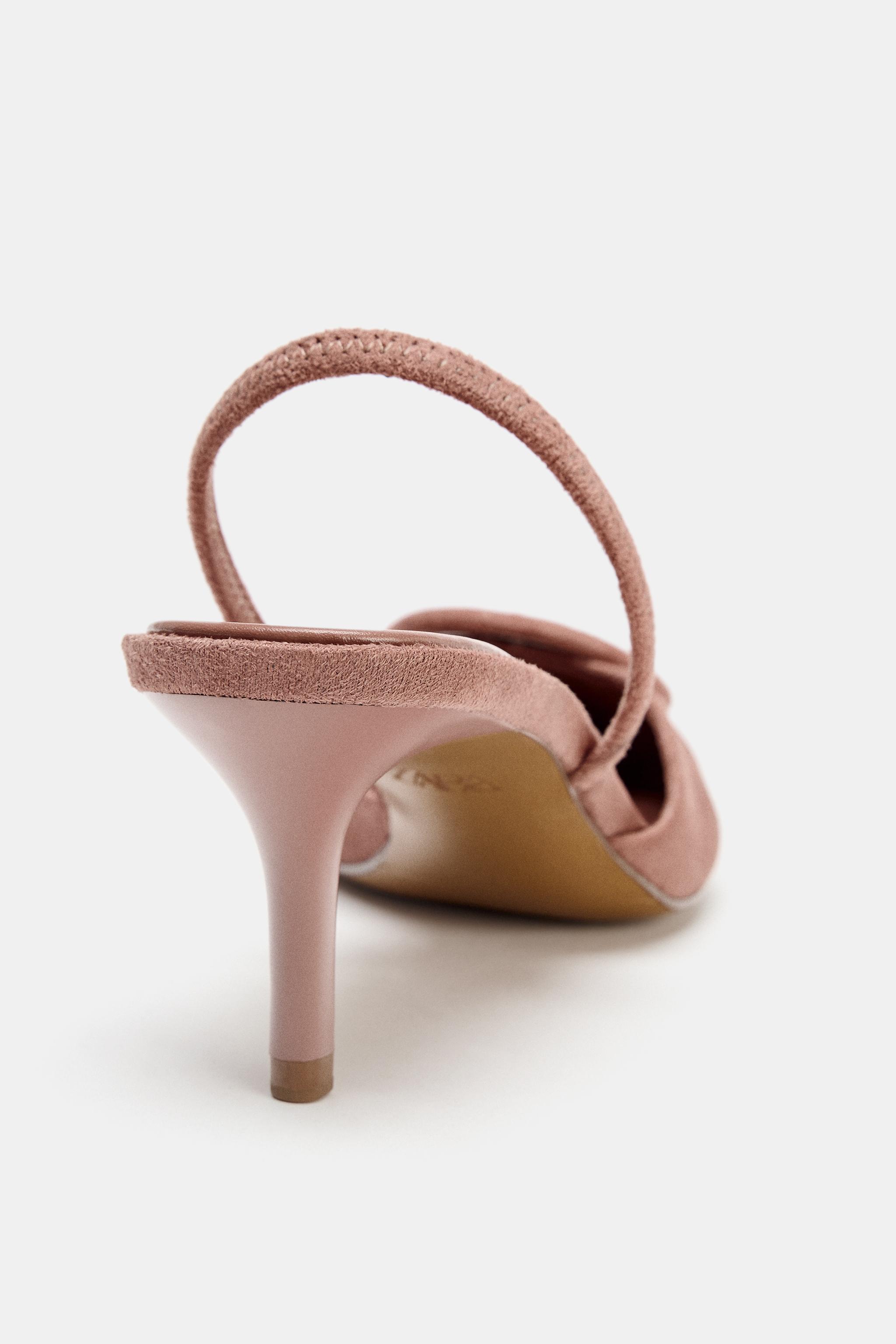 スリングバックシューズ - ピンク | ZARA Japan / 日本
