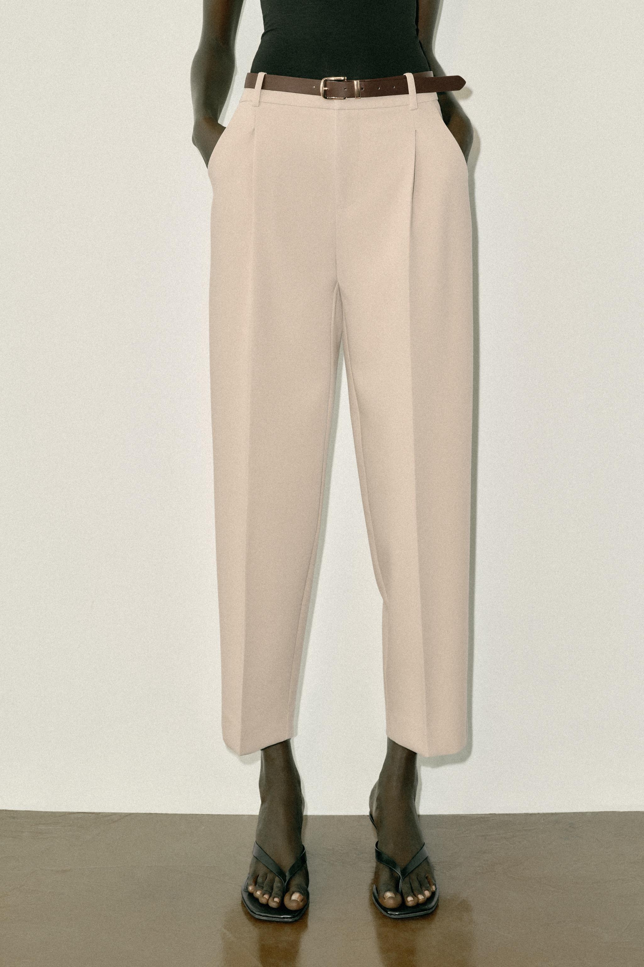 PANTALON 7/8 AVEC CEINTURE