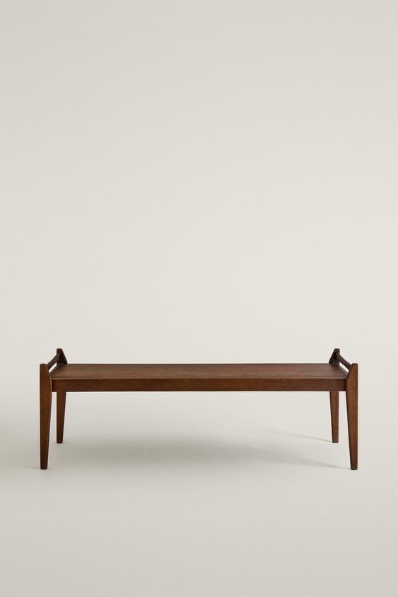 LONG WOODEN BENCH - Brown by Zara - Image 0