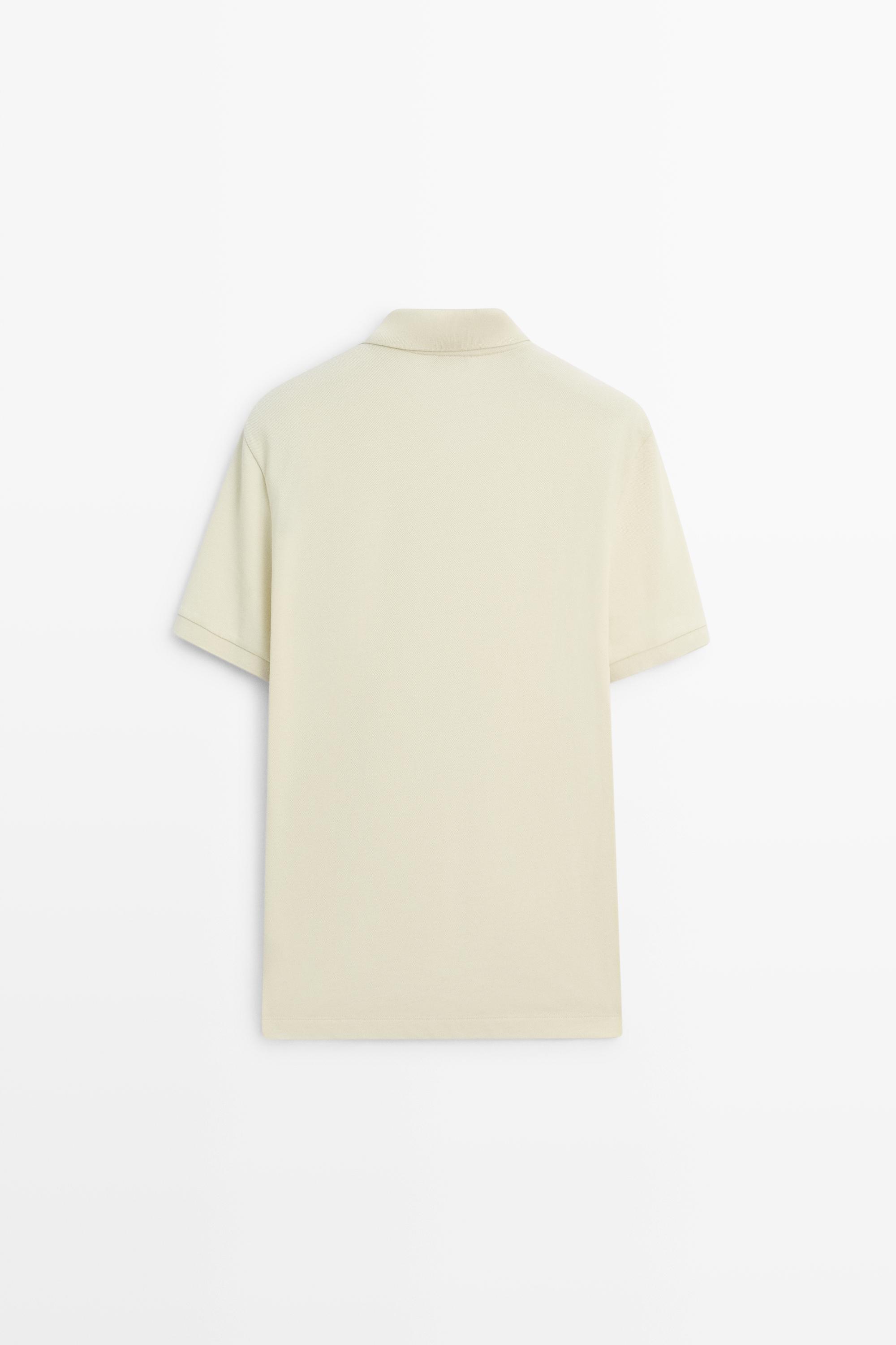 Polo micro-texturé coton