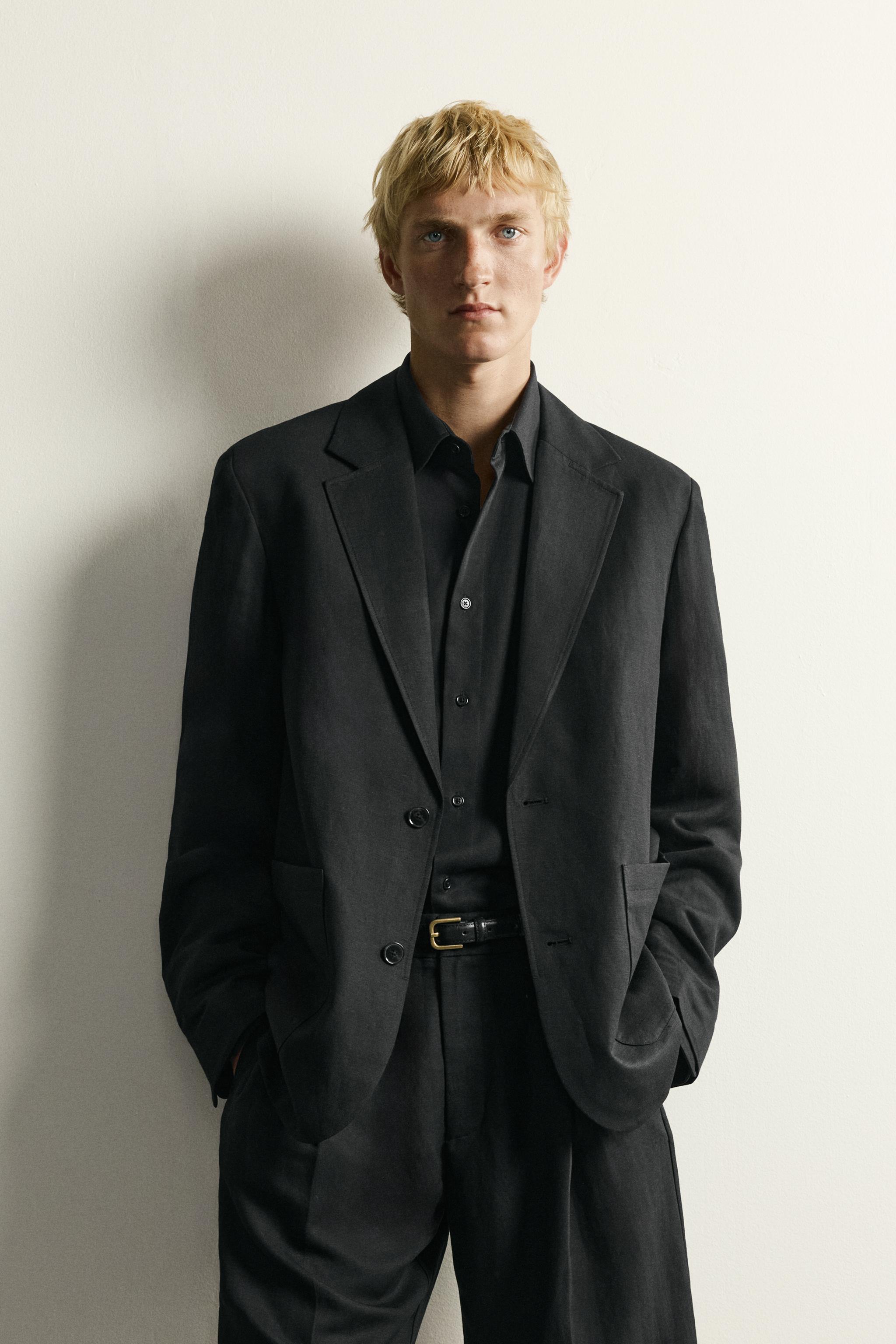 メンズ リネンコレクション ブレザー | フォーマル ジャケット | ZARA 日本