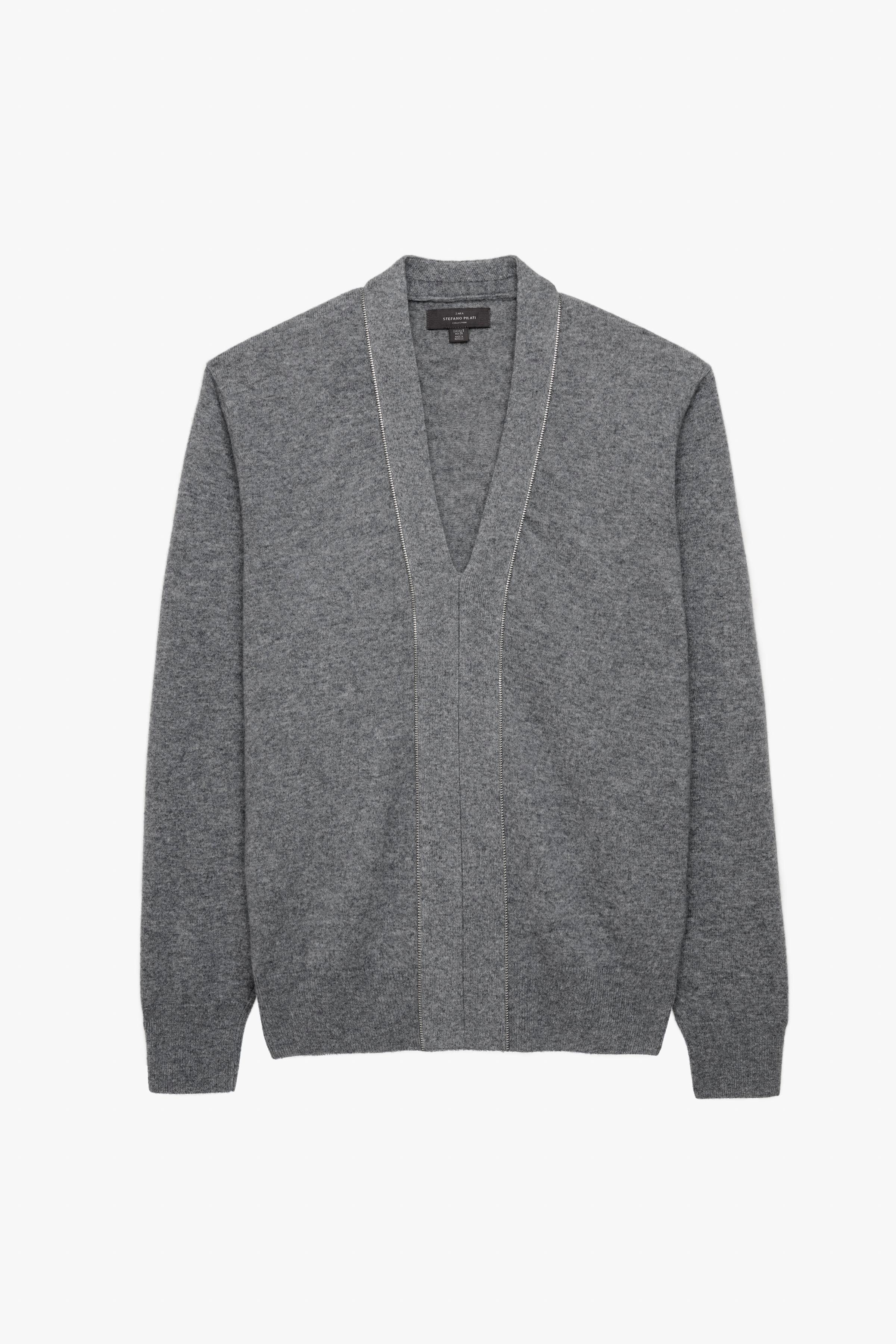 Pull col clearance v homme zara