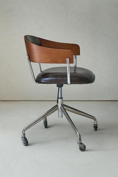 OFFICE CHAIR WITH WHEELS - Black by Zara