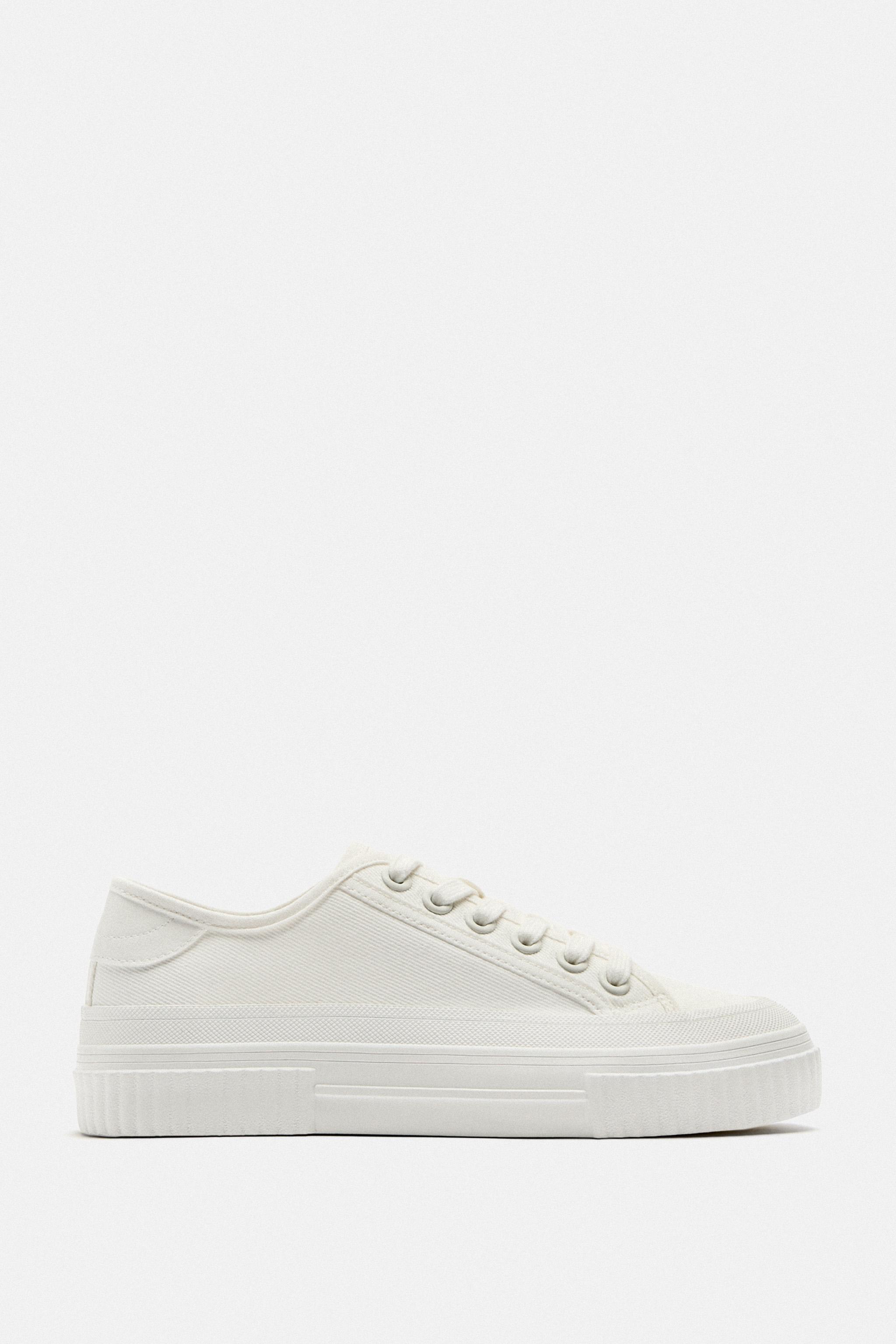 Zara sale trainers white