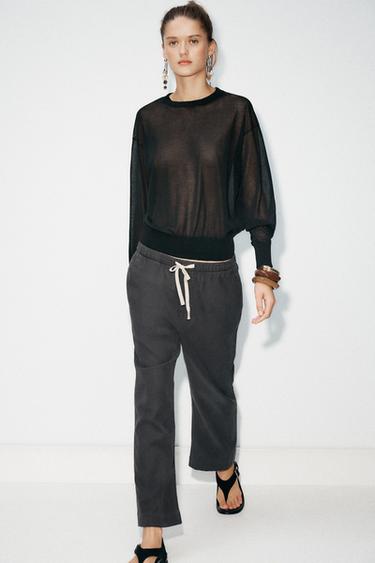 PANTALÓN JOGGER ZW COLLECTIONグレーZaraのPANTALÓN JOGGER ZW COLLECTION - グレー 