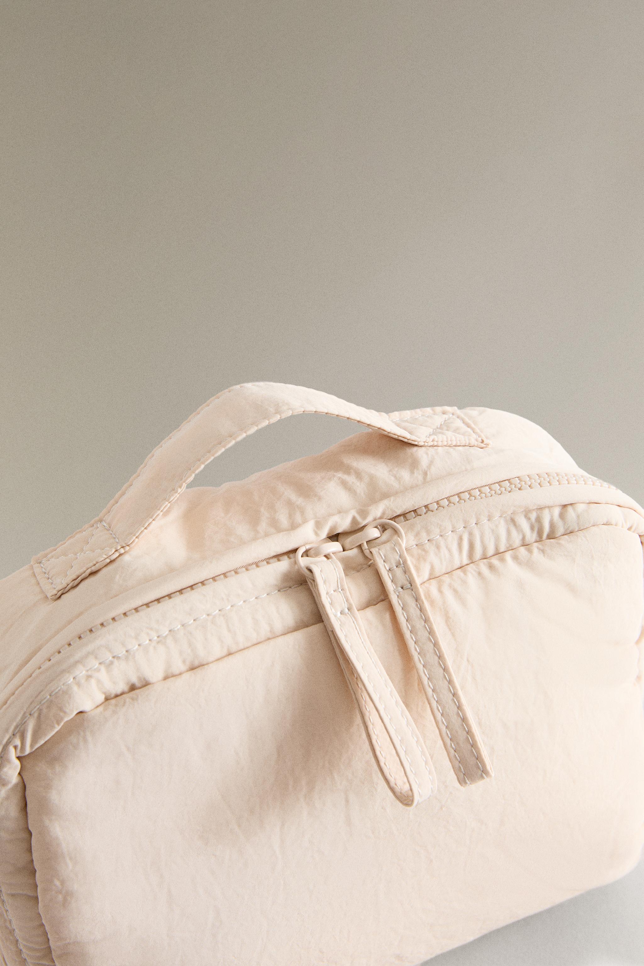 NYLON MAKEUP BAG - Light Pink | ZARA United States