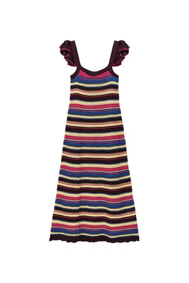 LONG CROCHET DRESS