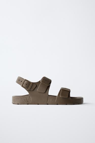 POOL SANDALS - Brown by Zara