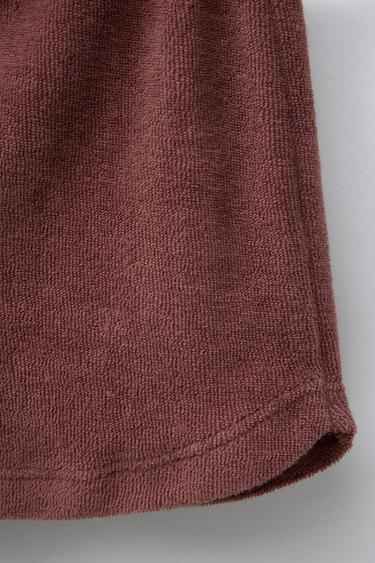 BERMUDA EN TISSU SERVIETTE - Terracota de Zara - Image 3