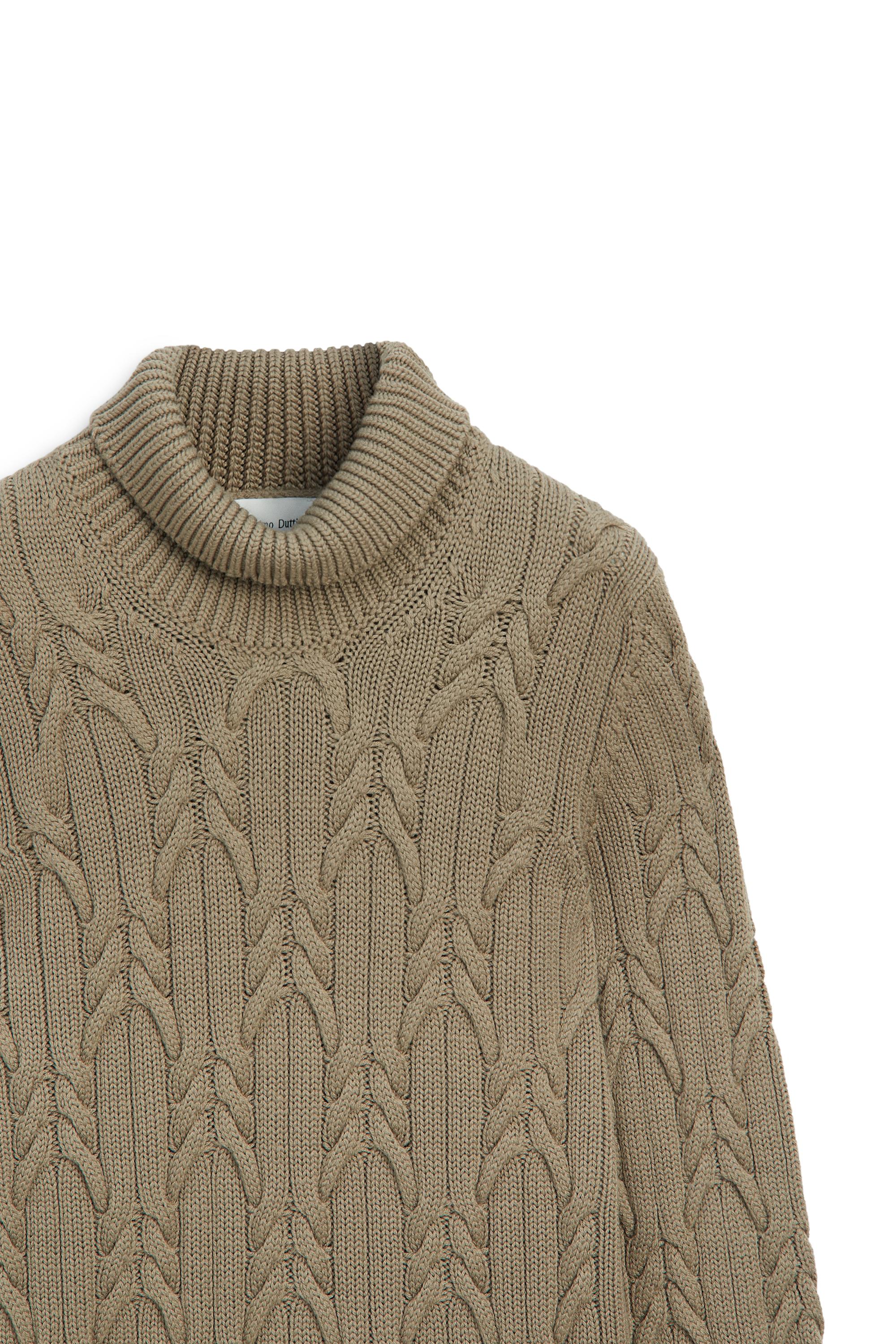 100% wool cable-knit sweater - LIMITED EDITION