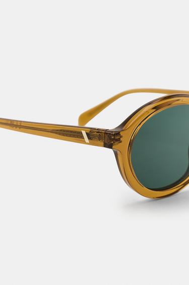 PREPPY OVAL SUNGLASSES - Yellow by Zara - Image 2