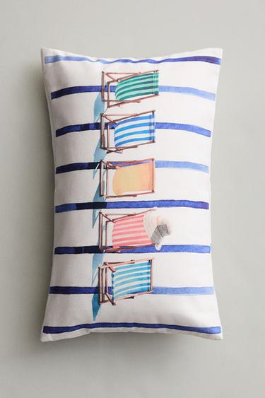 HOUSSE DE COUSSIN CHAISES LONGUES - Bleu de Zara - Image 4